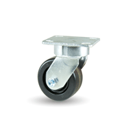 Kingpinless phenolic caster