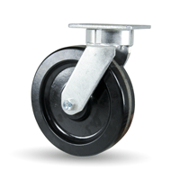 Kingpinless phenolic caster